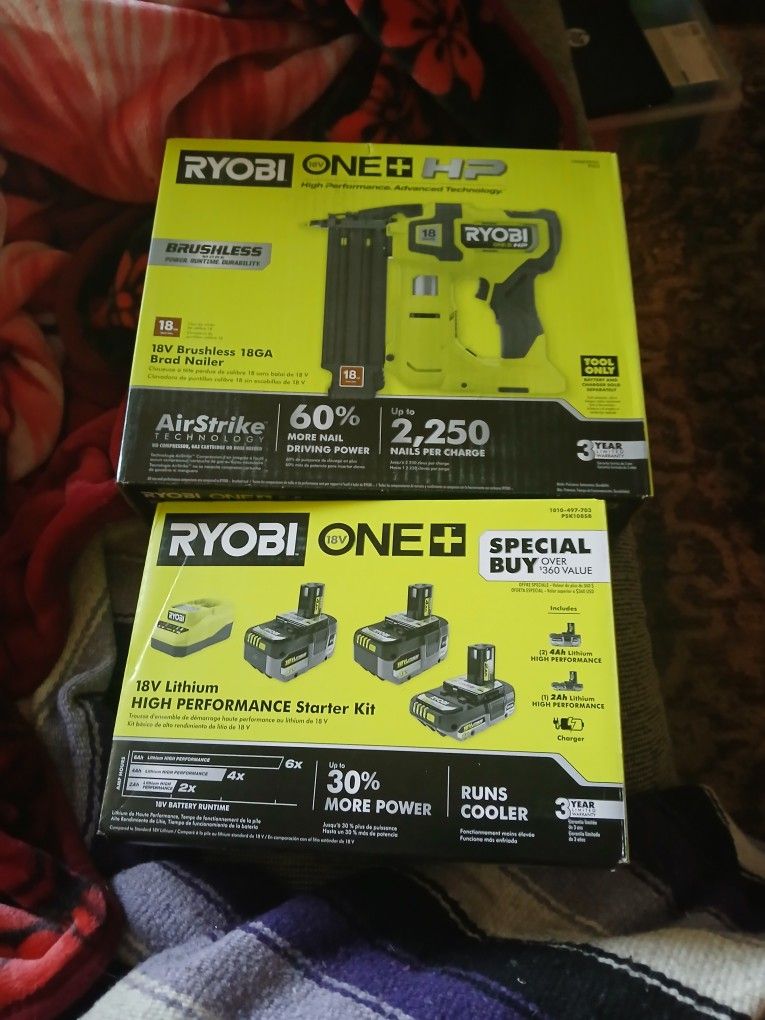 Robin 18g Brad Nailer + Starter Kit