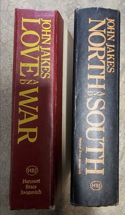 (2) John Jakes Hardback  Books - $10/both