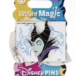 Brush Of Magic Disney Pin Maleficent New 