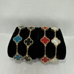 Vca Fashion Bracelets Stainless Steel Gold Plated