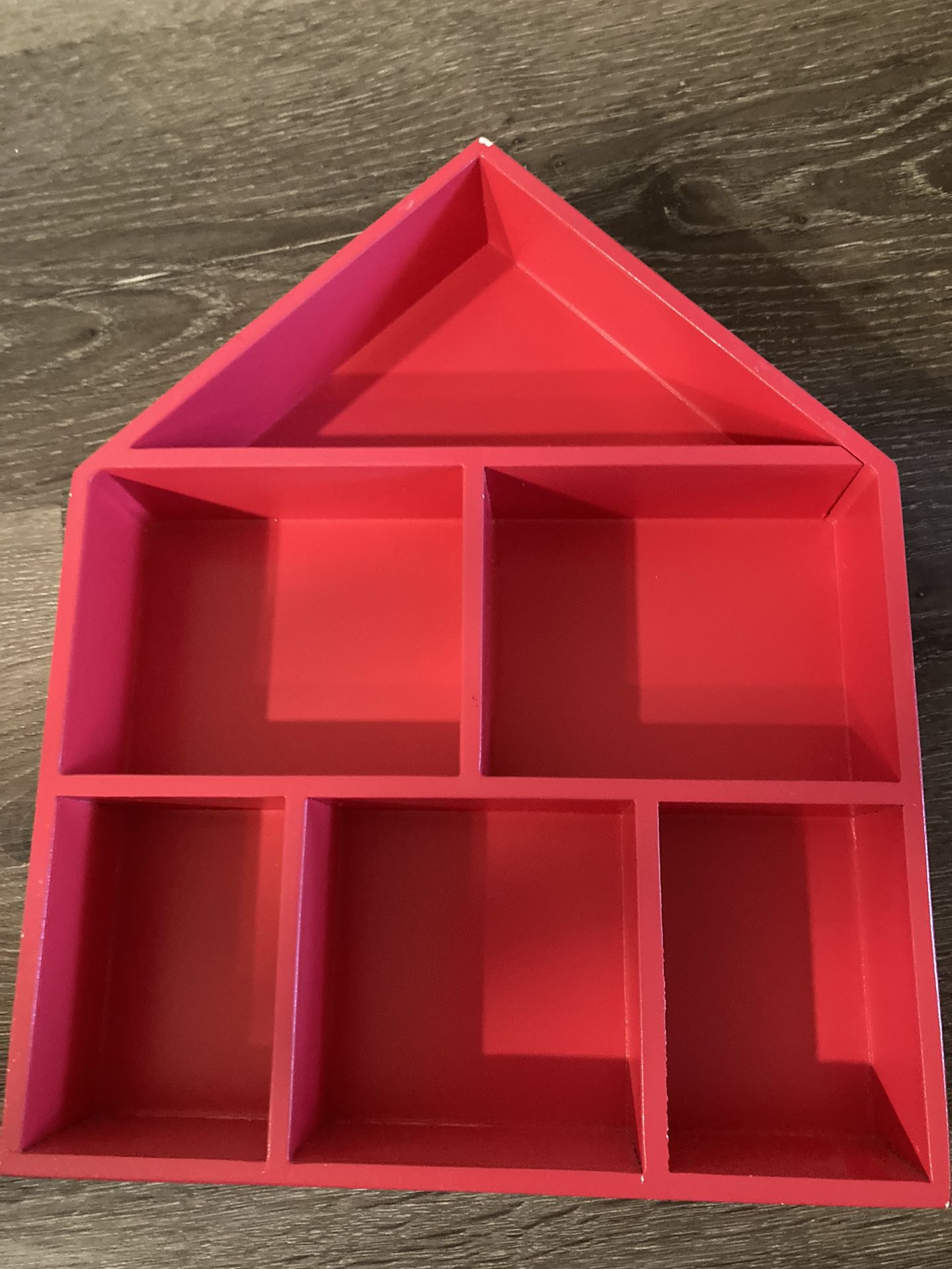 Small Pink House Shelf 