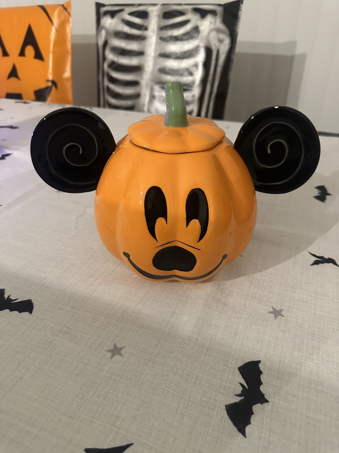 Halloween Mickey Cookie Jar