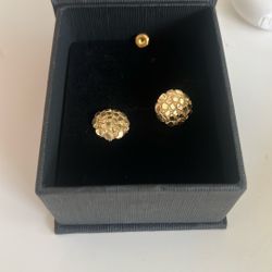 10k Gold Stud Earrings