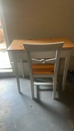 Wooden desk