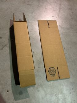 New Cardboard Box 5x5x19