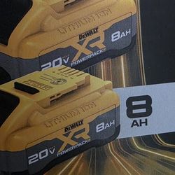 Dewalt 8ah Batteries Plus Charger
