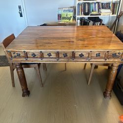Rose Wood Dining Room Table 