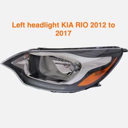 Left headlight KIA RIO 2012 to 2017