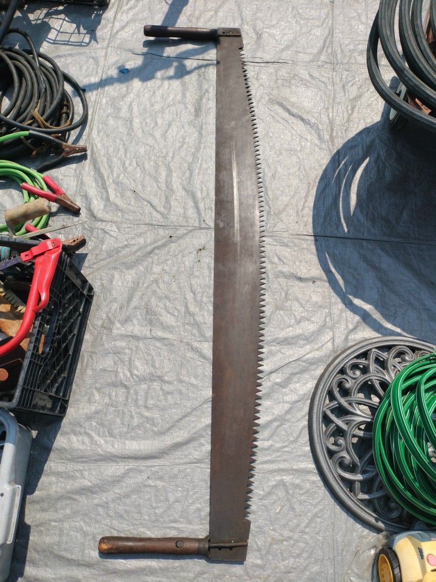 Vintage Two Man Cross Cut Saw