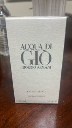 Giorgio Armani Acqua di Giò for Men EDT 3.4 oz – New in Box