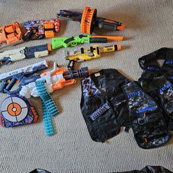 Nerf Guns And Accessories