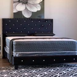 Full $299/Queen $329/King $399/Complete Bed Frame With New Mattress/Fast Delivery