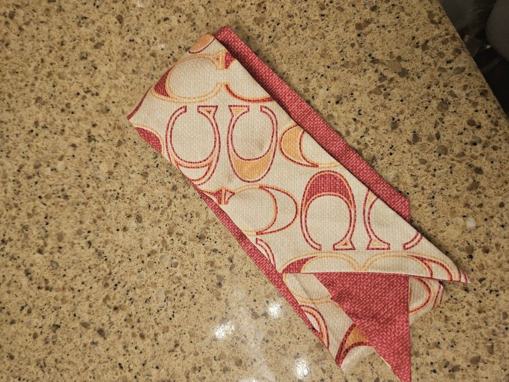 COACH Silk Hair Scarf