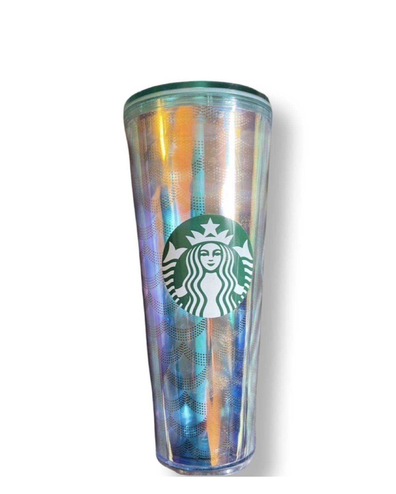 Authentic Starbucks Iridescent Green Tumbler Venti 24oz