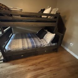 Living Space Bunk bed (Full Bottom, Twin Top)