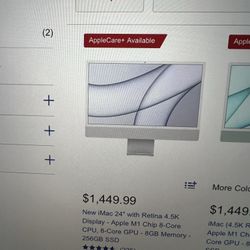 iMac Apple Desktop Computer In New Condition  24 Inch New