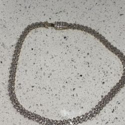 10 K Vvs Natural Diamonds Chain 