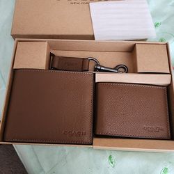 Coach Mens Wallet Set