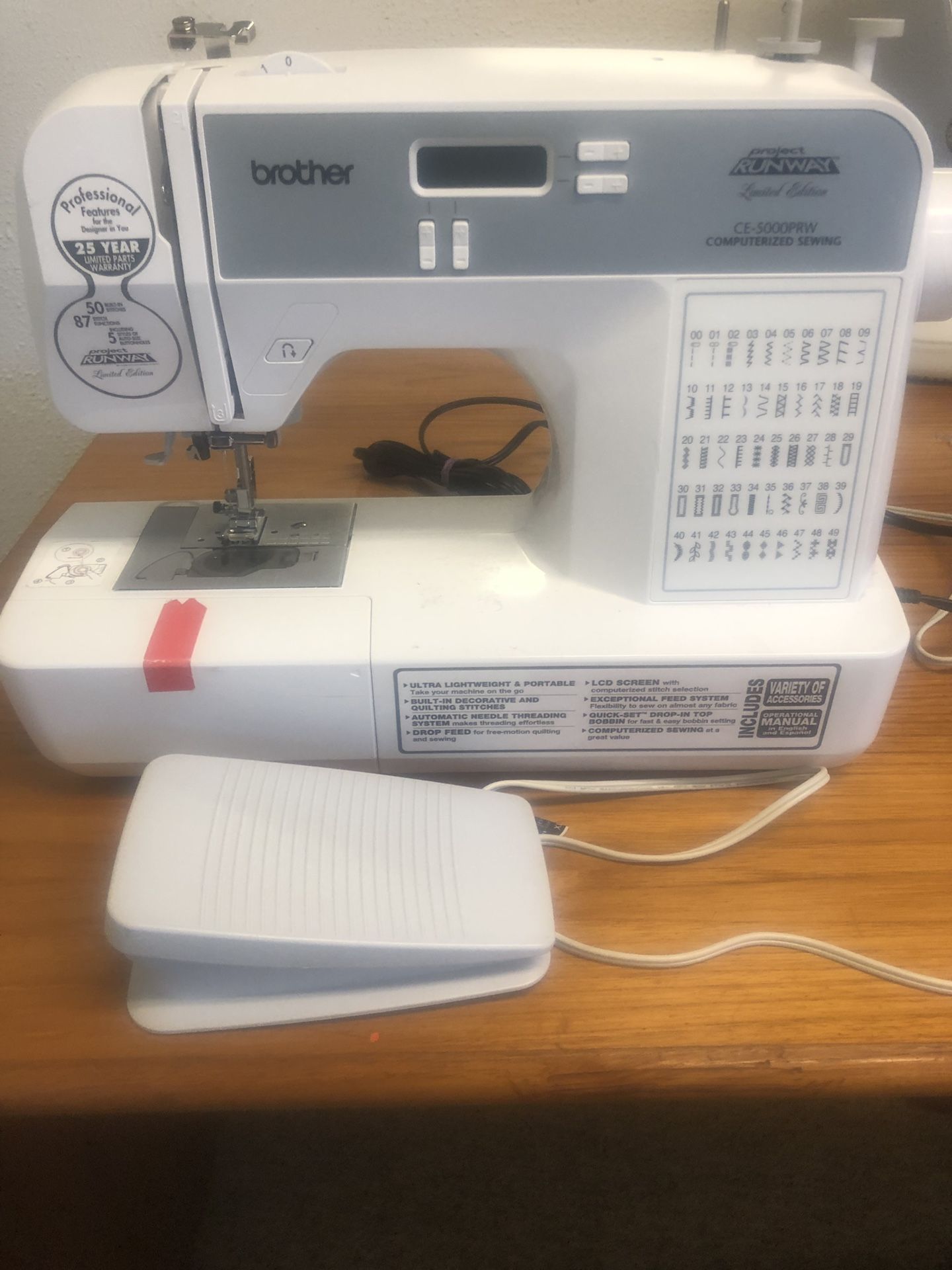 Brother Project Runway CE - 5000PRW Computerized Sewing Machine