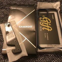 Case For iPhone 12 Max Pro Clear With Blue Edge