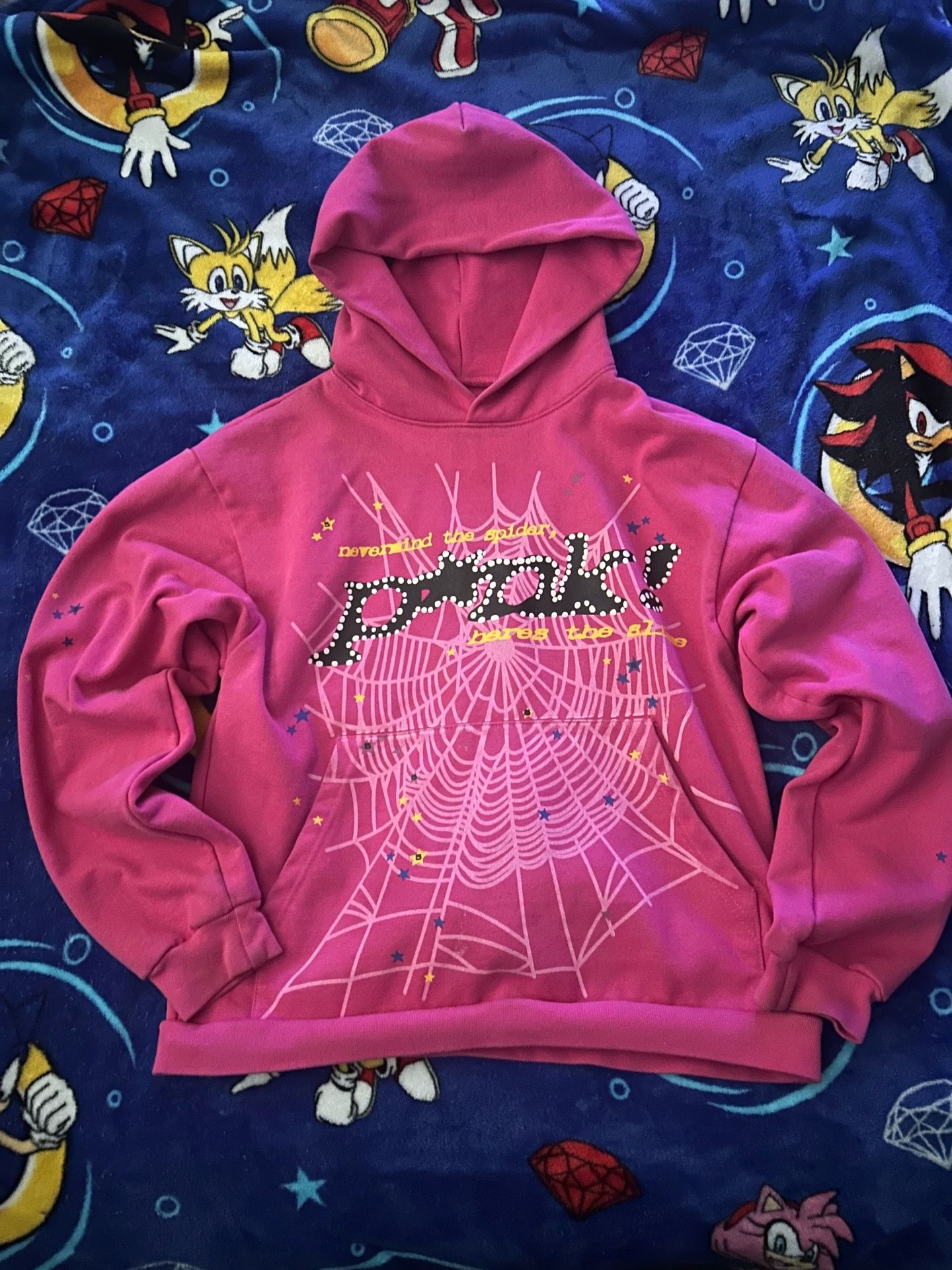 Pink Punk! Sp5der Hoodie