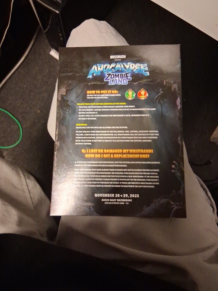 Apocalypse Zombieland Festival Passes