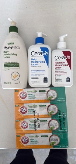 Aveeno and CeraVe Lotions with Arm & Hammer Toothpaste Bundle $36 bundle
