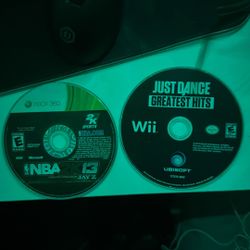 THESE TWO GAMES OR FOR  15$ EACH SO YOU CAN BUY THEM XBOX 360/WII