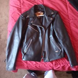 Leather Jacket  Harley-Davidson Woman's Small