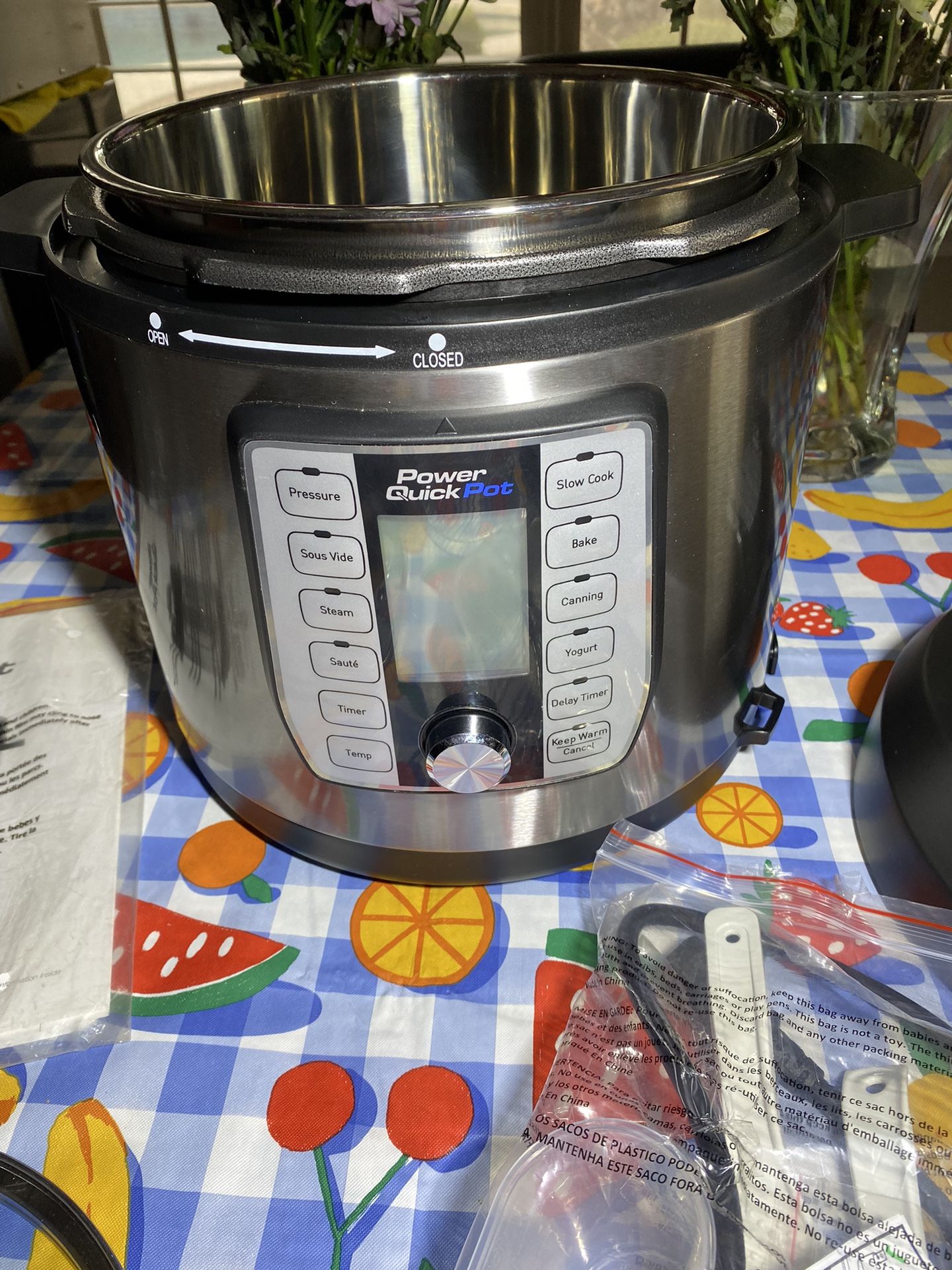 Power Quick Pot 8 Quart 37 In 1 Multi Use Programmable Pressure Cooker
