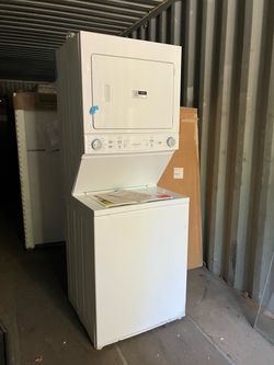 Frigidaire Stacked Washer Dryer Combo Unit/ Refrigerator