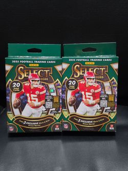 2025 Panini Select Football Hanger Box! 2 Box Lot! New Factory Sealed!