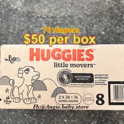 Huggies Little Movers Size 8