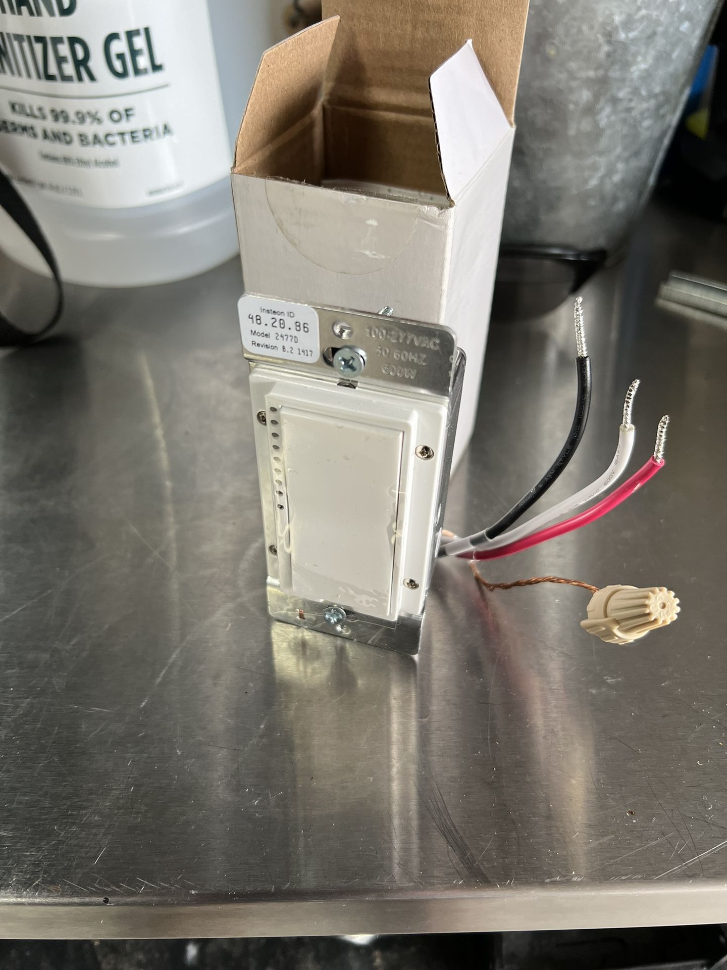 Insteon 2477D Dual Band SwitchLinc 600W Dimmer - White