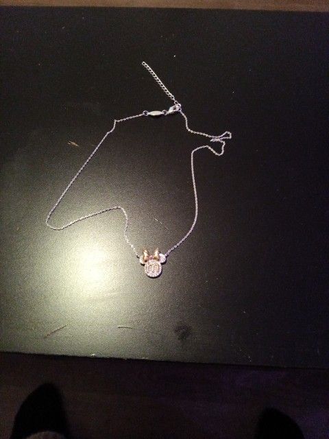 Mini Mouse Disney Pendant And Chain