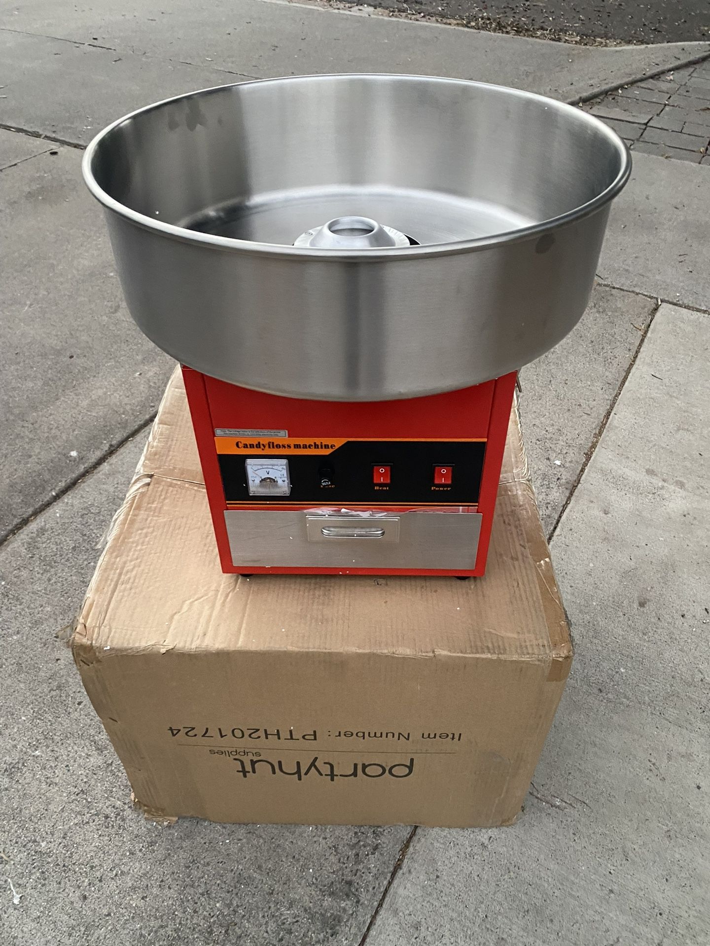 Brand new commercial cotton candy machine for 140