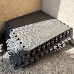 12 Pcs Weights Gym Mats $30 For All 