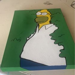 homer simpson’s painting