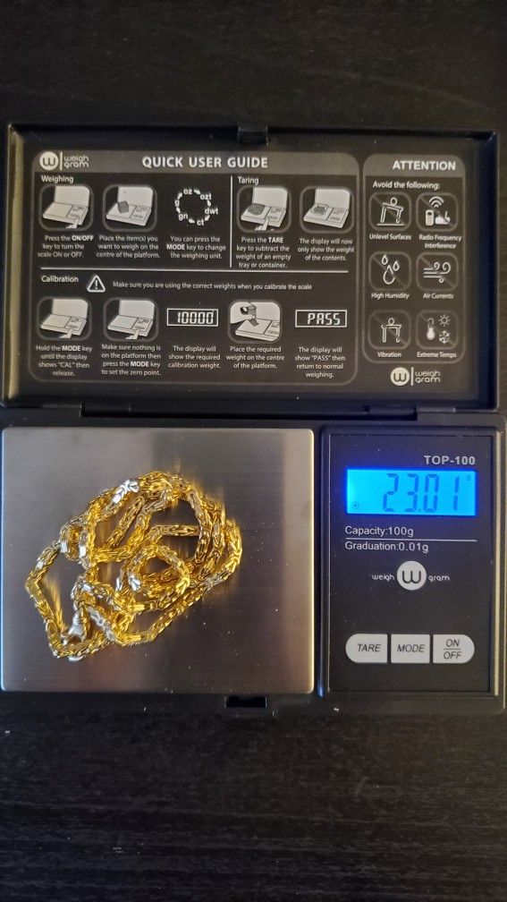 14k Byzantine Style Gold Chain