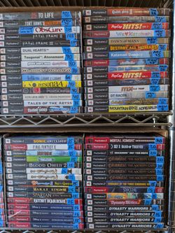 PlayStation 2 PS2 games