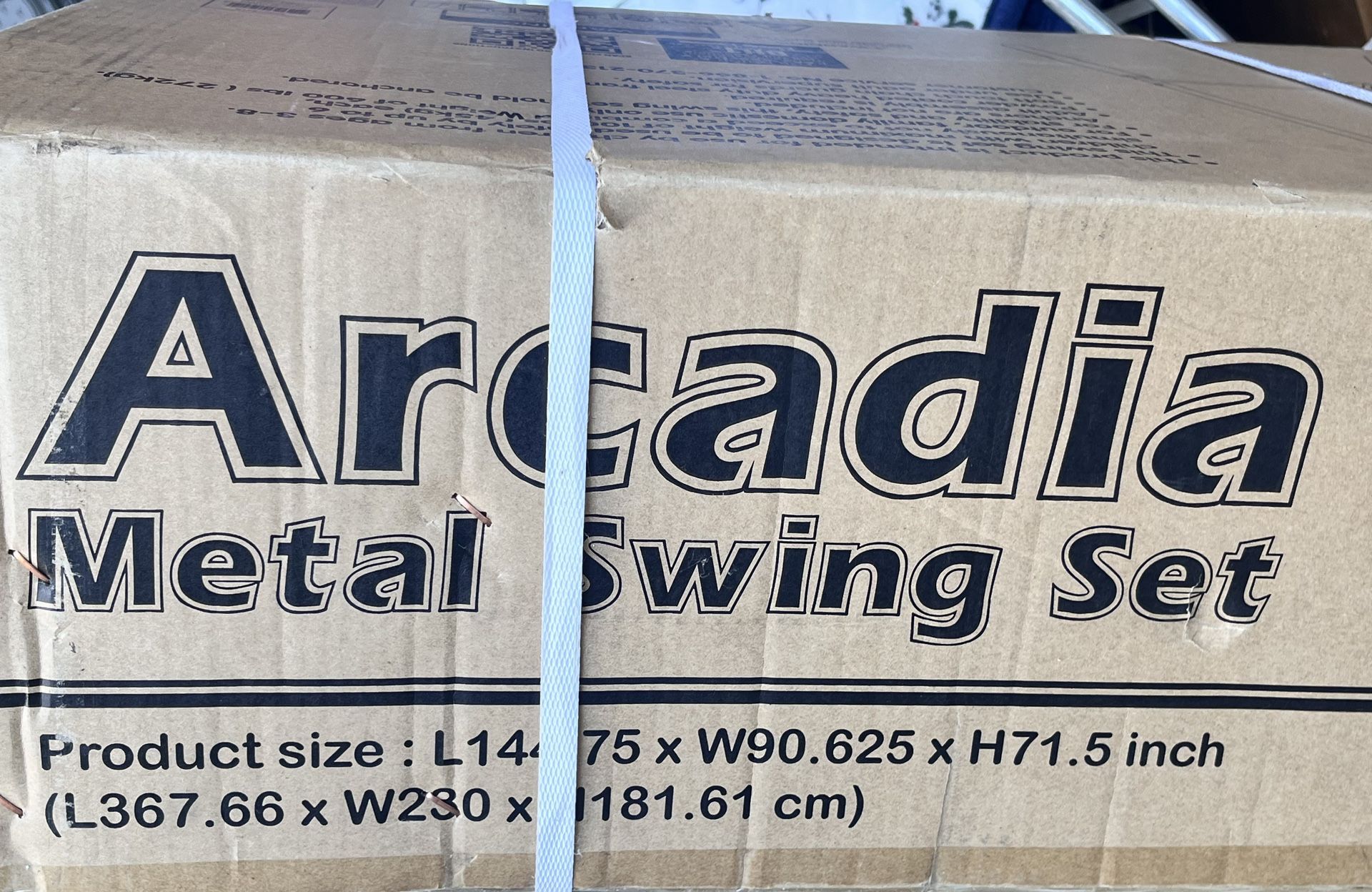 Arcadia metal swing set - Children swing set - BRAND NEW NEVER OPENED