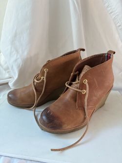 Leather ankle boots