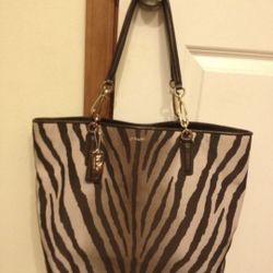 Coach tote bag-tiger print