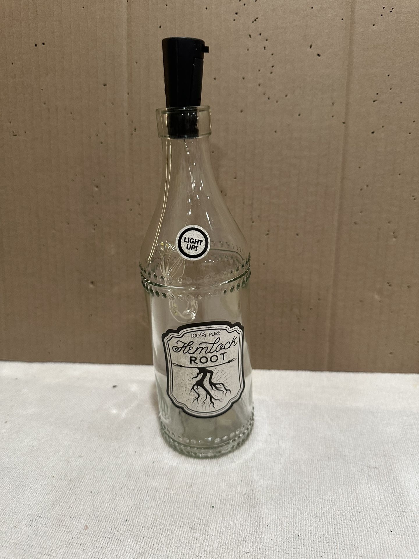 Halloween Glass Potion Bottle Root Light Up Decor