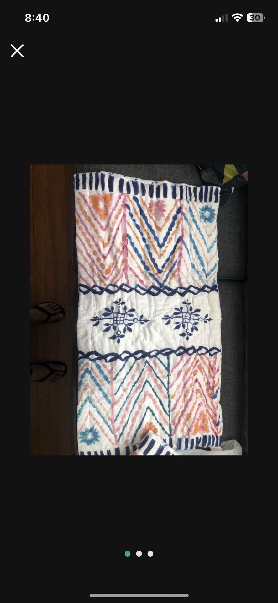 King Anthropologie pillow shams For Sale