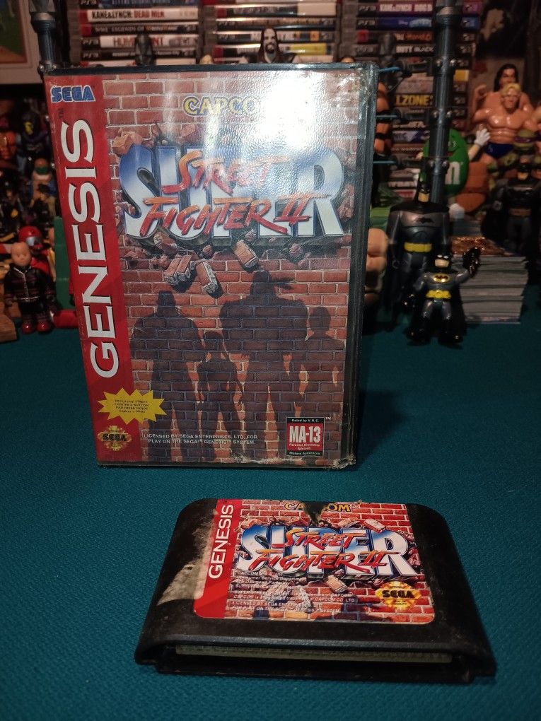Sega Game "Super Street Fighter 2" ( Vintage 1994 )