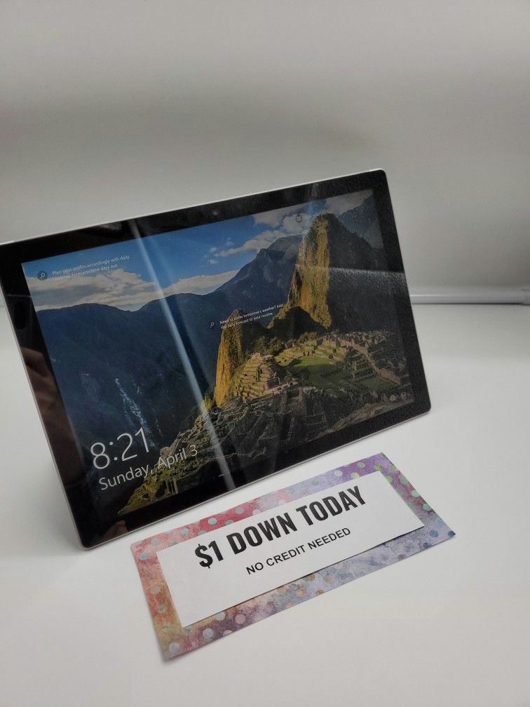 Microsoft Surface Pro 6 / Microsoft Surface Pro 7 - $1 DOWN PAYMENT - NO CREDIT NEEDED