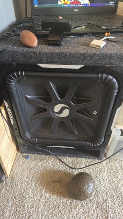 Kicker 15” l7 speaker with jl audio amp 1 ohm stable