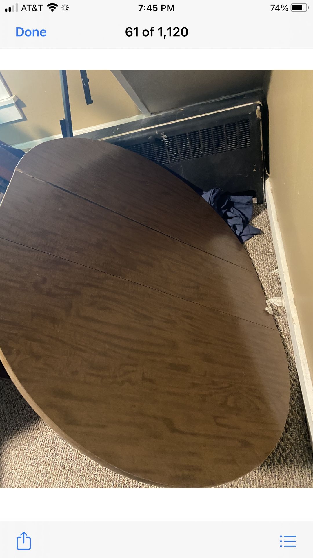 Oval Kitchen Table 30$
