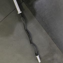 Curling Bar Black Zinc Shaft Hard Chrome Sleeve 